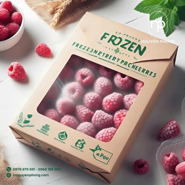 mẫu hộp giấy đựng trái cây bắt mắt